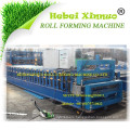 russia type xinnuo c10+c21 double layer roll forming punched ceiling machine